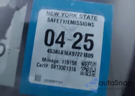 2009 Subaru Legacy 2.5I из США, поврежденный, VIN 4S3BL616X97221809